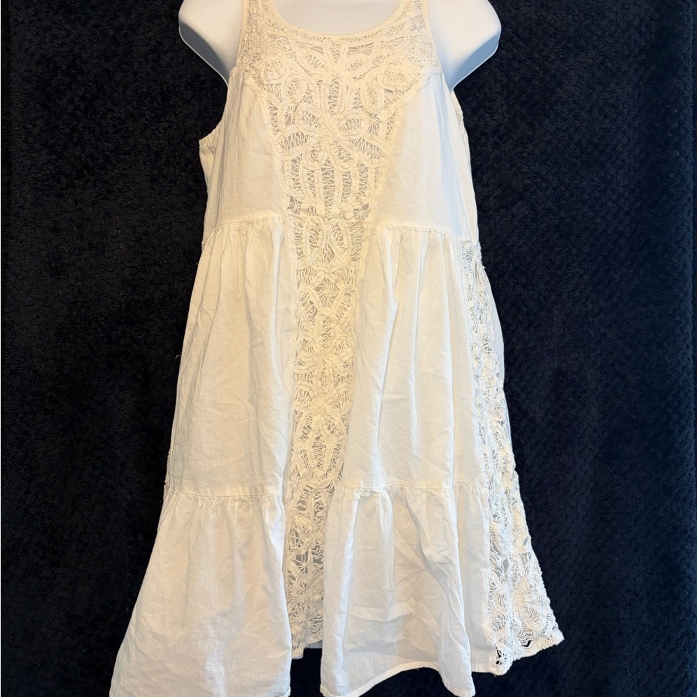 Vintage Victoria's Secret White Crochet Dreas